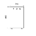 C 45 IN - dimensioni frontali