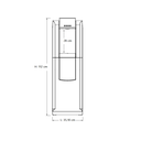 C 15 BS - dimensioni frontale