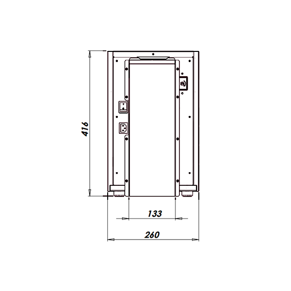 C 30 IN - HOT - dimensioni - frontali